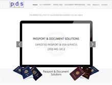 Tablet Screenshot of ezpassportsolutions.com